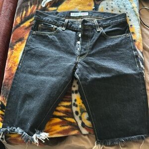 Men’s Ripped Jean Shorts